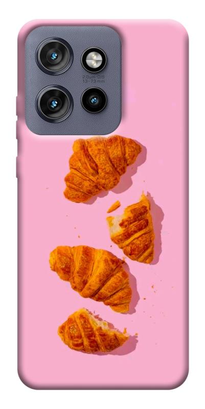Чехол itsPrint Croissant для Motorola Edge 50 Neo, еда, купить оптом с доставкой
