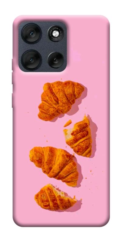 Чехол itsPrint Croissant для Motorola Moto G56 5G, еда, купить оптом с доставкой