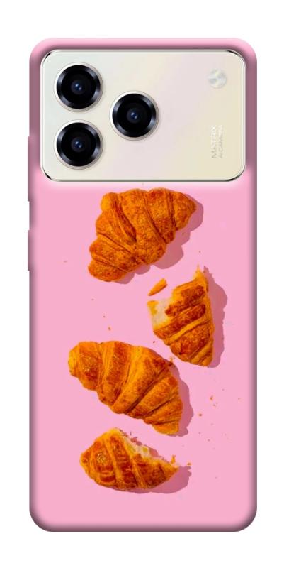 Чехол itsPrint Croissant для ZTE Blade A76, еда, купить оптом с доставкой