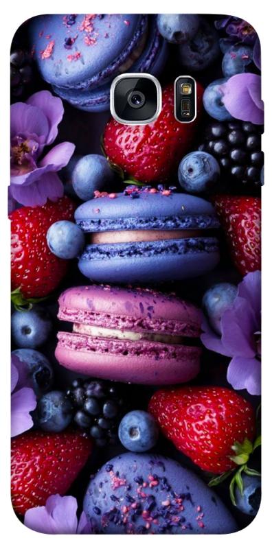 Чехол itsPrint Fruit macaroon для Samsung G935F Galaxy S7 Edge, еда, купить оптом с доставкой