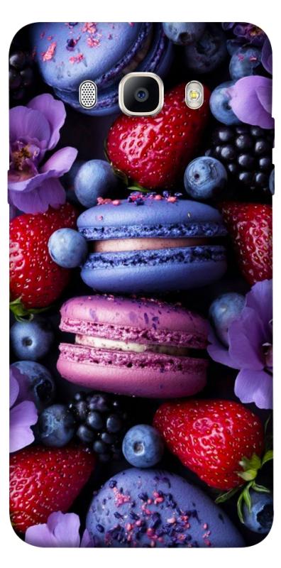 Чехол itsPrint Fruit macaroon для Samsung J510F Galaxy J5 (2016), еда, купить оптом с доставкой