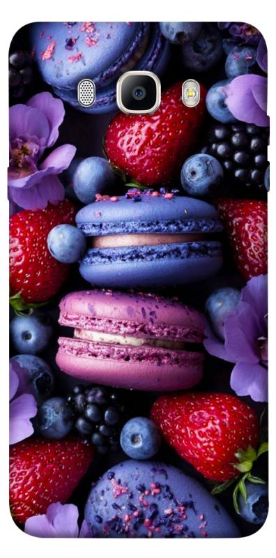 Чехол itsPrint Fruit macaroon для Samsung J710F Galaxy J7 (2016), еда, купить оптом с доставкой