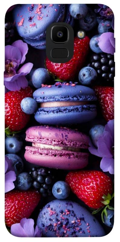 Чехол itsPrint Fruit macaroon для Samsung J600F Galaxy J6 (2018), еда, купить оптом с доставкой