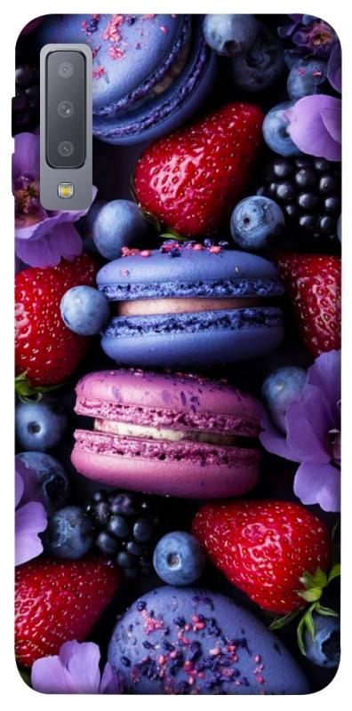 Чехол itsPrint Fruit macaroon для Samsung A750 Galaxy A7 (2018), еда, купить оптом с доставкой