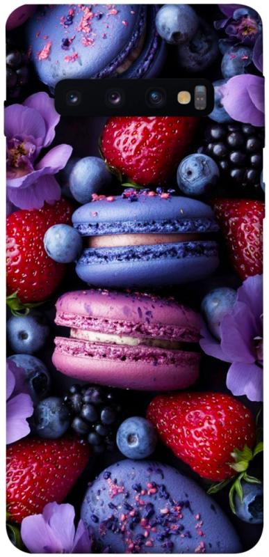 Чехол itsPrint Fruit macaroon для Samsung Galaxy S10, еда, купить оптом с доставкой