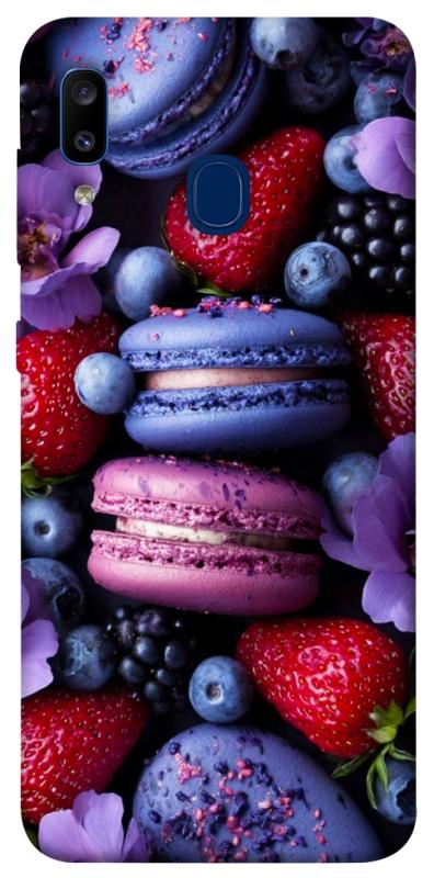 Чехол itsPrint Fruit macaroon для Samsung Galaxy A20 / A30, еда, купить оптом с доставкой
