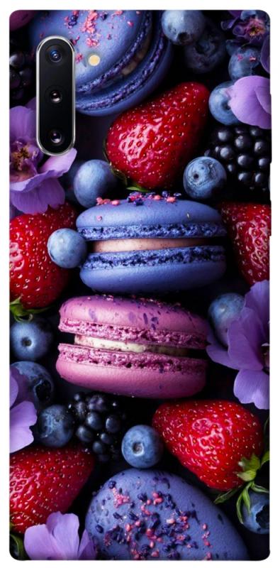 Чехол itsPrint Fruit macaroon для Samsung Galaxy Note 10, еда, купить оптом с доставкой