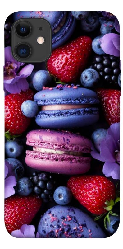 Чехол itsPrint Fruit macaroon для Apple iPhone 11 (6.1"), еда, купить оптом с доставкой