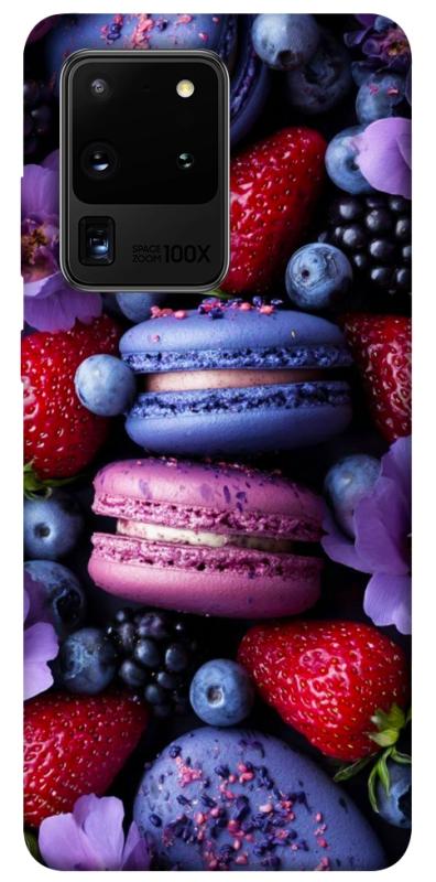 Чехол itsPrint Fruit macaroon для Samsung Galaxy S20 Ultra, еда, купить оптом с доставкой