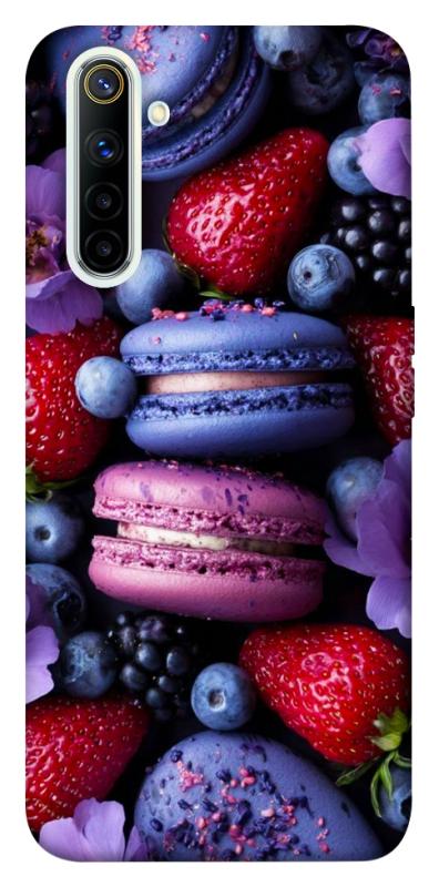 Чехол itsPrint Fruit macaroon для Realme 6, еда, купить оптом с доставкой