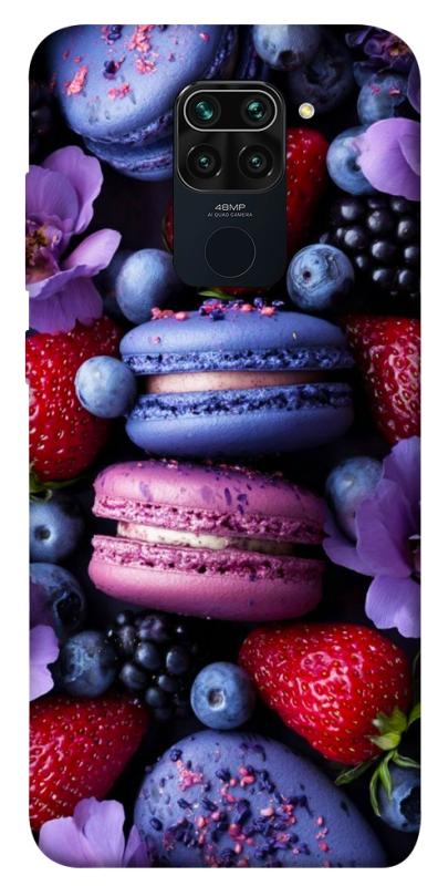 Чехол itsPrint Fruit macaroon для Xiaomi Redmi Note 9 / Redmi 10X, еда, купить оптом с доставкой