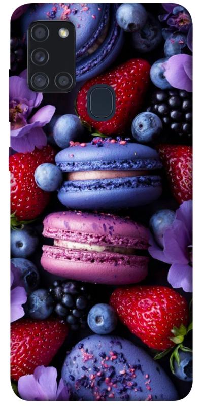 Чехол itsPrint Fruit macaroon для Samsung Galaxy A21s, еда, купить оптом с доставкой