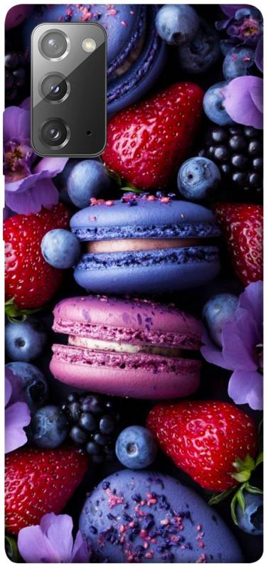 Чехол itsPrint Fruit macaroon для Samsung Galaxy Note 20, еда, купить оптом с доставкой
