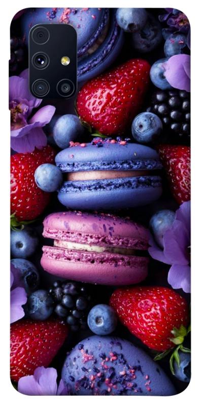 Чехол itsPrint Fruit macaroon для Samsung Galaxy M31s, еда, купить оптом с доставкой