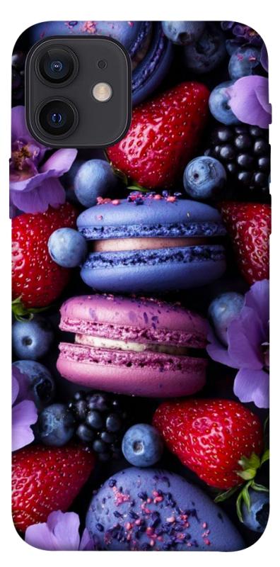Чехол itsPrint Fruit macaroon для Apple iPhone 12 Pro (6.1"), еда, купить оптом с доставкой