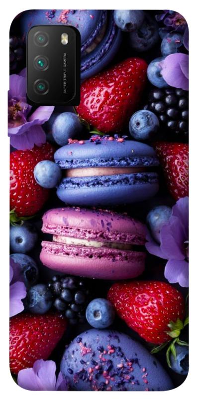 Чохол itsPrint Fruit macaroon для Xiaomi Poco M3, їжа, купити оптом з доставкою