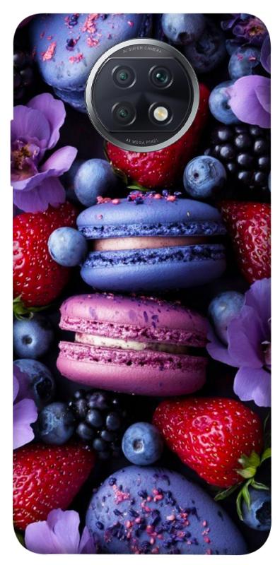 Чехол itsPrint Fruit macaroon для Xiaomi Redmi Note 9 5G / Note 9T, еда, купить оптом с доставкой