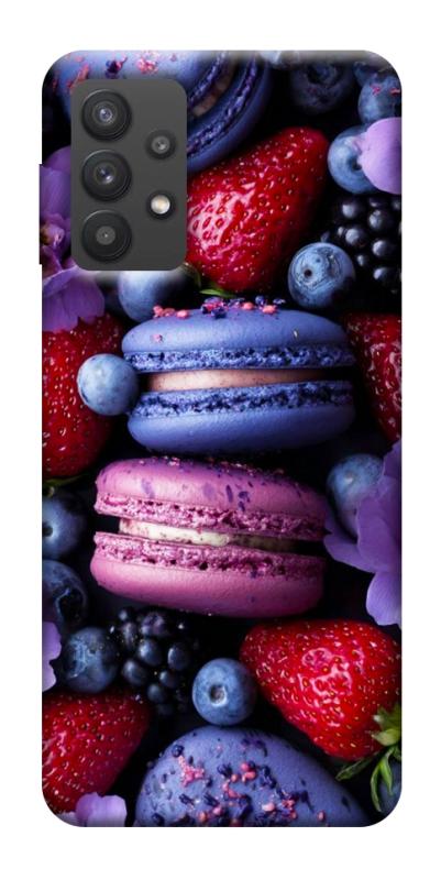 Чехол itsPrint Fruit macaroon для Samsung Galaxy A32 (A326B) 5G, еда, купить оптом с доставкой