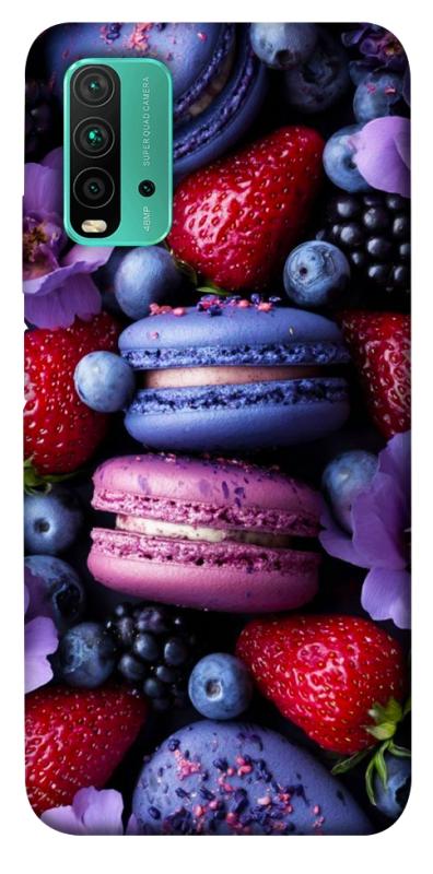 Чехол itsPrint Fruit macaroon для Xiaomi Redmi Note 9 4G / Redmi 9 Power / Redmi 9T, еда, купить оптом с доставкой