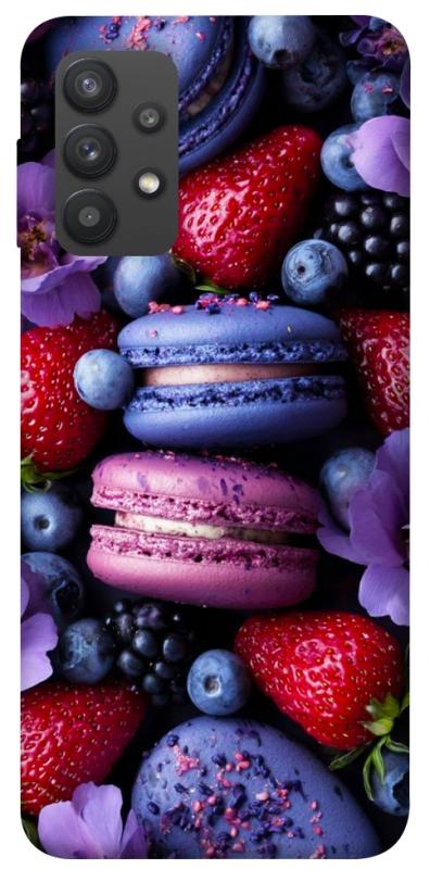 Чехол itsPrint Fruit macaroon для Samsung Galaxy A32 (A325F) 4G, еда, купить оптом с доставкой