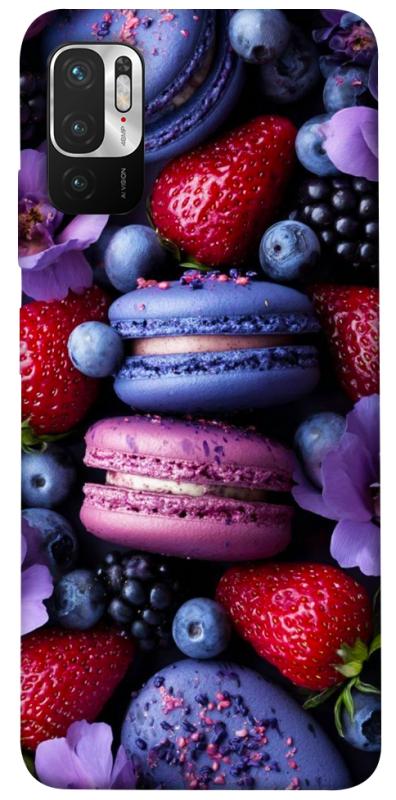 Чехол itsPrint Fruit macaroon для Xiaomi Redmi Note 10 5G, еда, купить оптом с доставкой