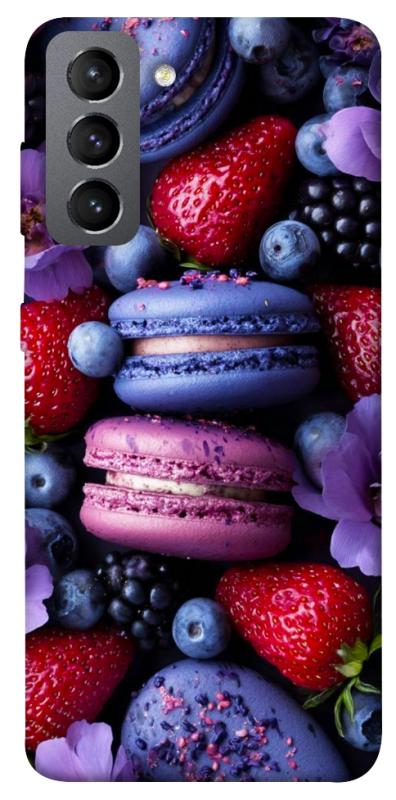 Чехол itsPrint Fruit macaroon для Samsung Galaxy S21 FE, еда, купить оптом с доставкой