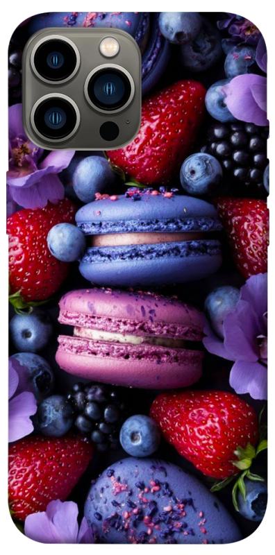 Чехол itsPrint Fruit macaroon для Apple iPhone 13 Pro Max (6.7"), еда, купить оптом с доставкой