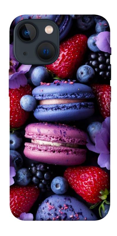Чехол itsPrint Fruit macaroon для Apple iPhone 13 mini (5.4"), еда, купить оптом с доставкой