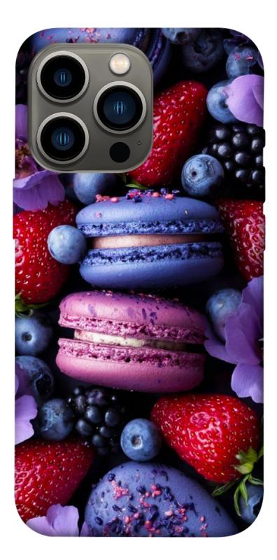 Чехол itsPrint Fruit macaroon для Apple iPhone 13 Pro (6.1"), еда, купить оптом с доставкой