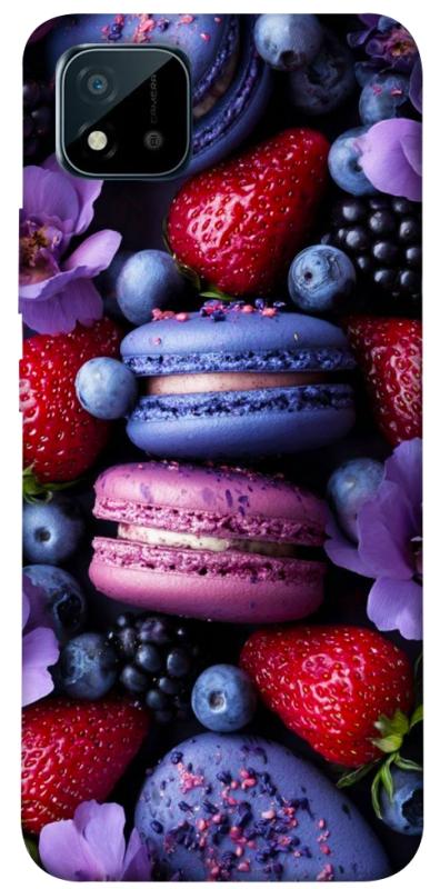 Чехол itsPrint Fruit macaroon для Realme C11 (2021), еда, купить оптом с доставкой