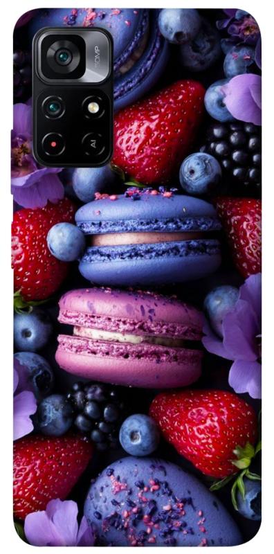 Чехол itsPrint Fruit macaroon для Xiaomi Poco M4 Pro 5G, еда, купить оптом с доставкой