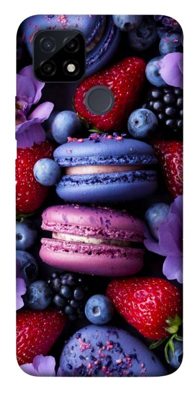 Чехол itsPrint Fruit macaroon для Realme C21Y, еда, купить оптом с доставкой
