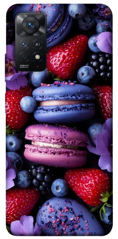 Чехол itsPrint Fruit macaroon для Xiaomi Redmi Note 11 Pro 4G/5G, еда, купить оптом с доставкой