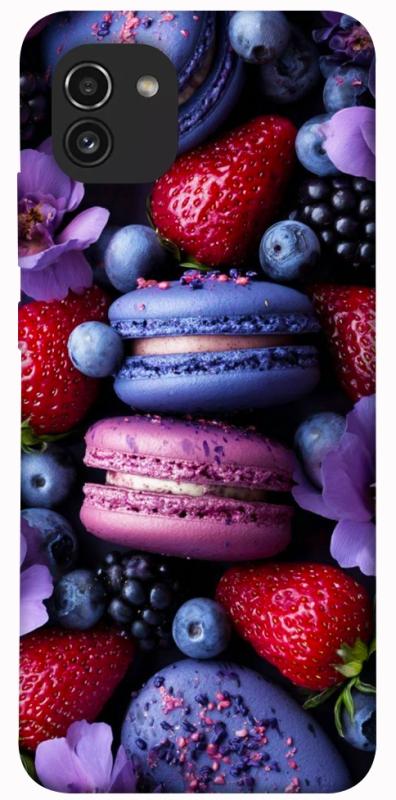 Чохол itsPrint Fruit macaroon для Samsung Galaxy A03, їжа, купити оптом з доставкою