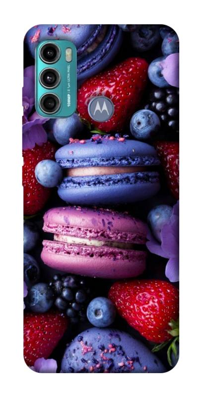 Чохол itsPrint Fruit macaroon для Motorola Moto G60, їжа, купити оптом з доставкою