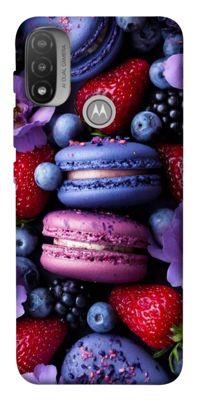 Чехол itsPrint Fruit macaroon для Motorola Moto E20, еда, купить оптом с доставкой