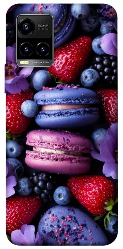 Чехол itsPrint Fruit macaroon для Vivo Y21 / Y33s, еда, купить оптом с доставкой