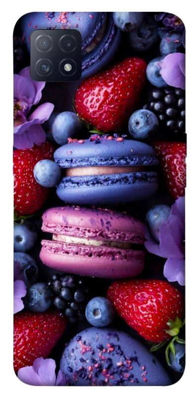 Чехол itsPrint Fruit macaroon для Oppo A72 5G / A73 5G, еда, купить оптом с доставкой
