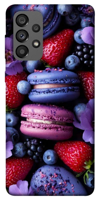 Чехол itsPrint Fruit macaroon для Samsung Galaxy A73 5G, еда, купить оптом с доставкой
