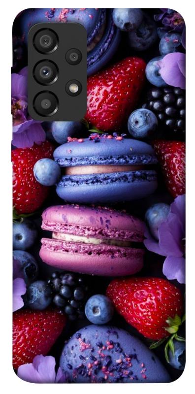 Чехол itsPrint Fruit macaroon для Samsung Galaxy A33 5G, еда, купить оптом с доставкой