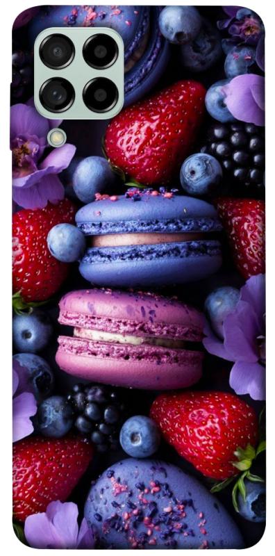 Чехол itsPrint Fruit macaroon для Samsung Galaxy M53 5G, еда, купить оптом с доставкой