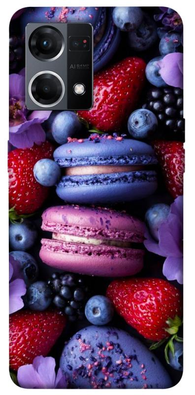 Чохол itsPrint Fruit macaroon для Oppo Reno 7 4G, їжа, купити оптом з доставкою