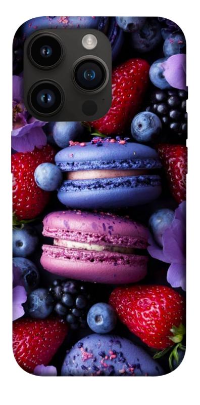 Чехол itsPrint Fruit macaroon для Apple iPhone 14 Pro (6.1"), еда, купить оптом с доставкой
