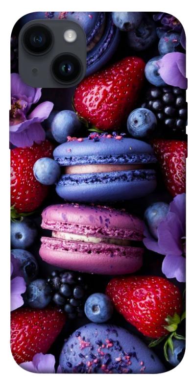 Чехол itsPrint Fruit macaroon для Apple iPhone 14 Plus (6.7"), еда, купить оптом с доставкой