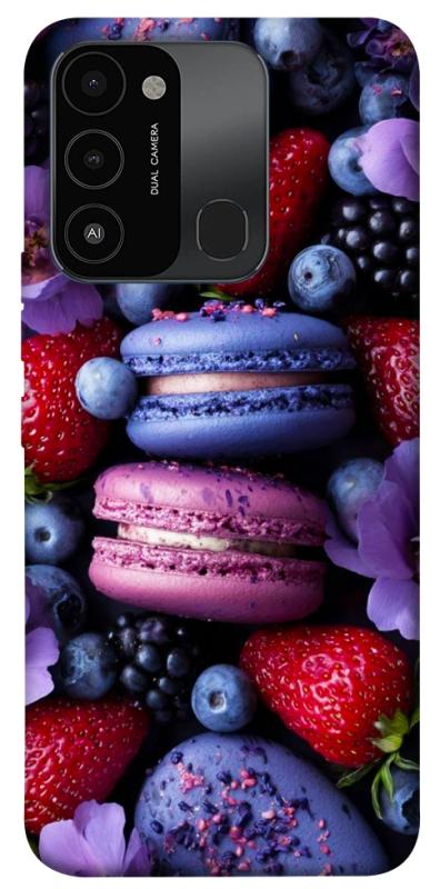 Чехол itsPrint Fruit macaroon для TECNO Spark 8C, еда, купить оптом с доставкой