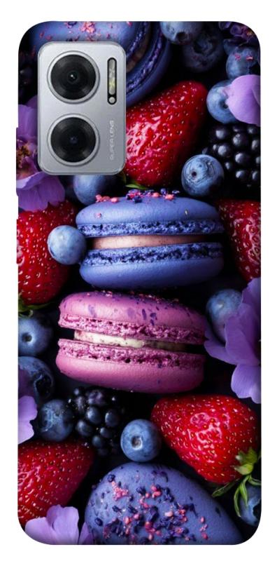 Чехол itsPrint Fruit macaroon для Xiaomi Redmi Note 11E, еда, купить оптом с доставкой