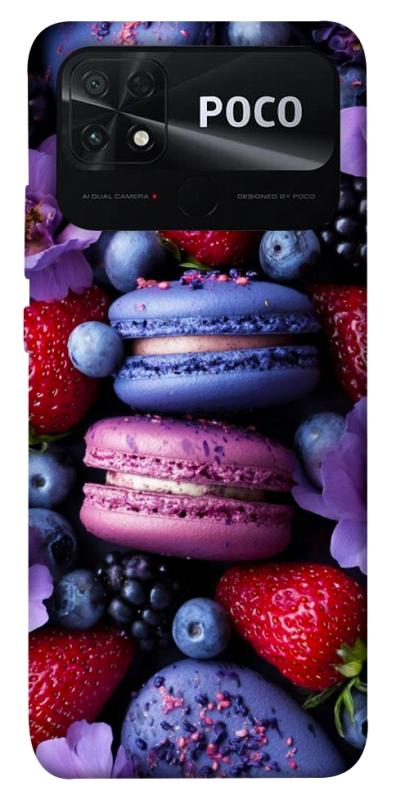 Чехол itsPrint Fruit macaroon для Xiaomi Poco C40, еда, купить оптом с доставкой
