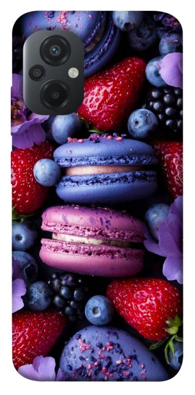 Чехол itsPrint Fruit macaroon для Xiaomi Poco M5, еда, купить оптом с доставкой