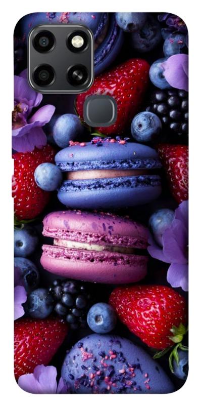 Чехол itsPrint Fruit macaroon для Infinix Smart 6, еда, купить оптом с доставкой