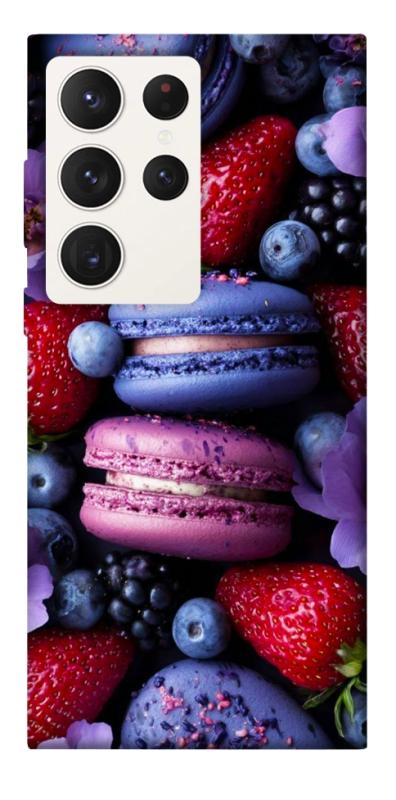 Чехол itsPrint Fruit macaroon для Samsung Galaxy S23 Ultra, еда, купить оптом с доставкой